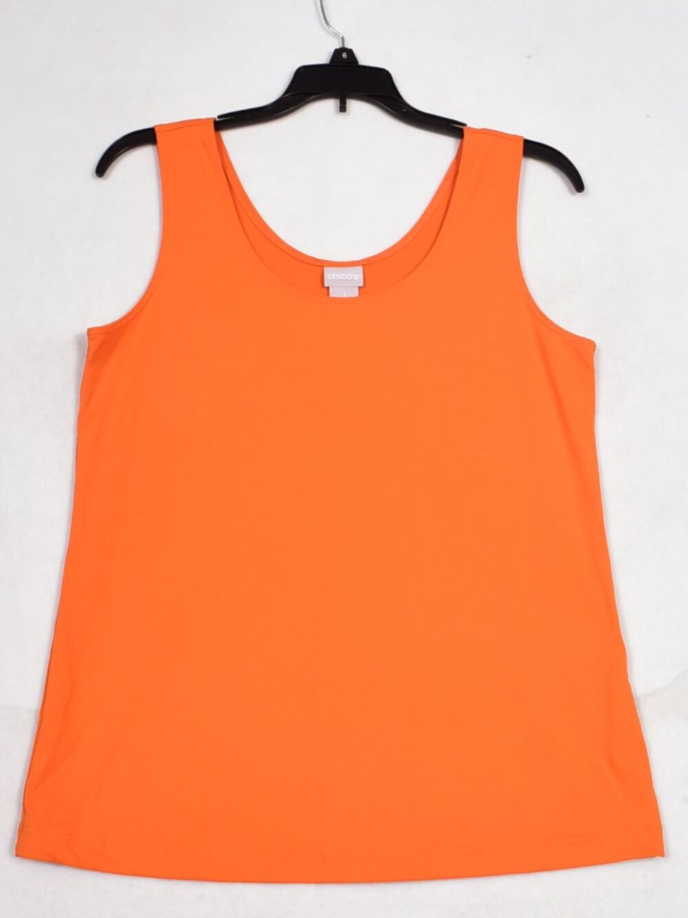 Chico's Women's Tank Top Base Layer Orange Size 1 US Medium